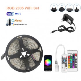 GBKOF RGB LED Strip 2835 300 LED 5 Meter WiFi with Remote Control - GB301 - Multi-Color
