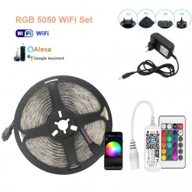 GBKOF RGB LED Strip 5050 180 LED 10 Meter WiFi with Remote Control - GB301 - Multi-Color