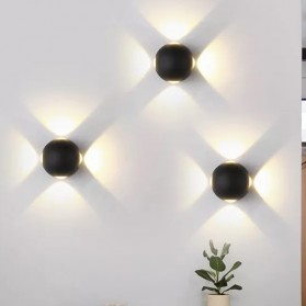 Winlams Lampu LED Dekorasi Rumah Outdoor Waterproof Warm White 12W - WD081 - Black - 6