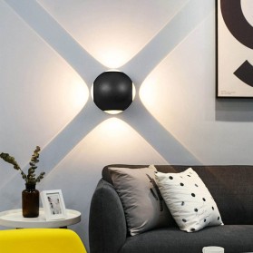 Winlams Lampu LED Dekorasi Rumah Outdoor Waterproof Warm White 12W - WD081 - Black - 8