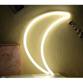 KEY-WIN Lampu Dekorasi LED Neon Light Model Moon - M04 - Warm White