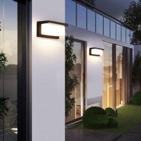 GAVT Lampu LED Dekorasi Rumah Motion Sensor Waterproof Cool White 18W - C1 - Black - 7