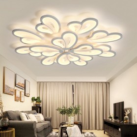 MINGKO Lampu LED Plafon Modern Ceiling Light 12 Heart - DF8039 - White - 2