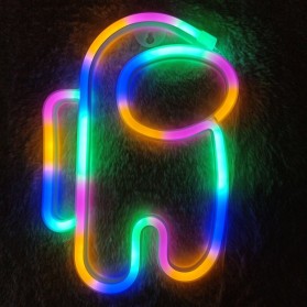 KEY-WIN Lampu Dekorasi LED Neon Light Model Among Us - M04 - Multi-Color