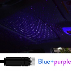 Lampu Rumah - ACNF Lampu Mobil LED Starry Sky Atmosphere Lamp Projector - ACN3 - Violet