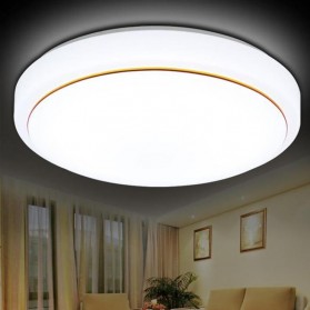 Dreamburgh Lampu LED Plafon Modern 36W 38cm Cool White - DZ574 - White/Gold