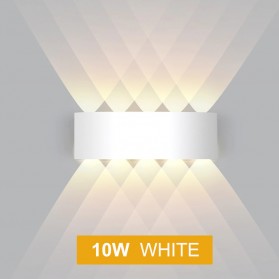 TaffLED Lampu Hias Dinding LED Minimalis Aluminium 10 W Warm White - RL-B15 - White