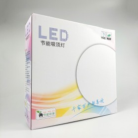Dreamburgh Lampu LED Plafon Modern 24W 26cm Cool White - X1W - White/Gold - 10