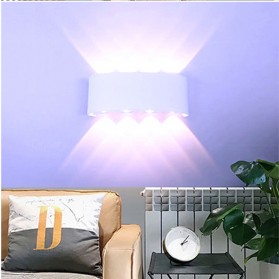 MARPOU Lampu Hias Dinding LED Minimalis Aluminium 8W 8 LED Cool White - 366-8 - White
