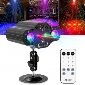 YUNFA Proyektor Laser LED Lampu Disco DJ Party Lights - AL-001 - Black