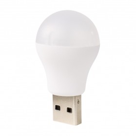 Oobest Lampu Bohlam LED USB Portable Light Warm White - CC6K - White