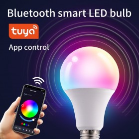 TUYA Lampu Bohlam RGB Smart Bulb Bluetooth Control E27 10 W - TY-10W - White - 4