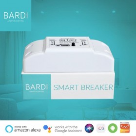 Bardi Smart Breaker On Off Switch Wireless IoT Home Automation - White