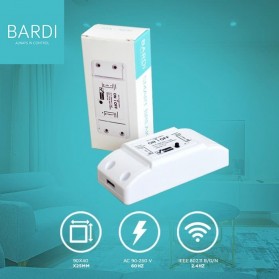 Bardi Smart Breaker On Off Switch Wireless IoT Home Automation - White - 2