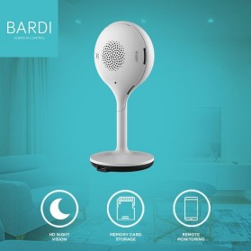 Bardi Smart IP Camera CCTV WiFi IoT Home Automation - White - 3