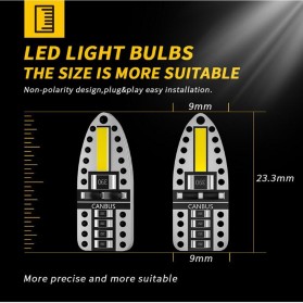 CANBUS Bohlam Lampu LED Interior Mobil Sein W5W T10 1PCS - ACC4214 - Silver - 4