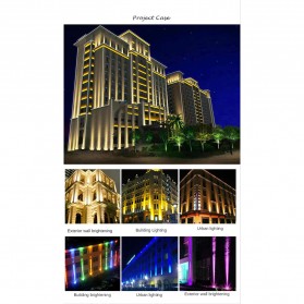 Zunera Lampu Sorot Garden Spotlight RGB 3W - LP-GSD001 - Black - 7