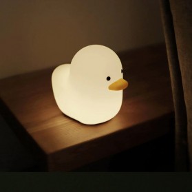 ZAIXIAO Lampu LED Cute Animal Duck Soft Touch Sensor 3 W Warm White - H-L-15 - Warm White - 3