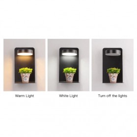 YICOLUX Lampu Hias Dinding LED Night Light 3 Color 7W - 8736 - Black - 3