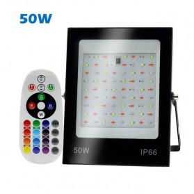 Green Wisdom Lampu Sorot LED Flood Light 50W RGB - GW50 - Black
