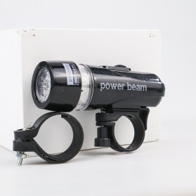 Powerbeam Lampu Depan Sepeda 5 LED & Lampu Belakang - HB-618 - Black - 6