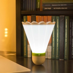 Creative Badminton Night Light LED - White - 1