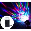Gambar produk AGM Rotating Crystal Magic Ball Sound Activated LED Disco Lamp - W668