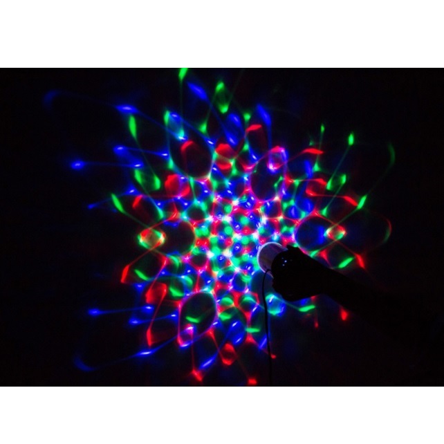 Gambar produk AGM Rotating Crystal Magic Ball Sound Activated LED Disco Lamp - W668