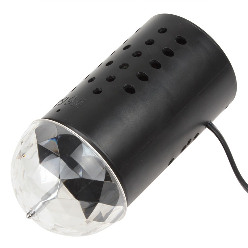 Gambar produk AGM Rotating Crystal Magic Ball Sound Activated LED Disco Lamp - W668