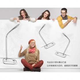 Rechargeable LED Desk Light - JP6601 / Lampu Meja Belajar - White - 4