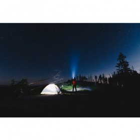 TaffLED Lampu Lentera Camping Tenaga Matahari dengan Senter LED - XF-5800T - Blue - 7