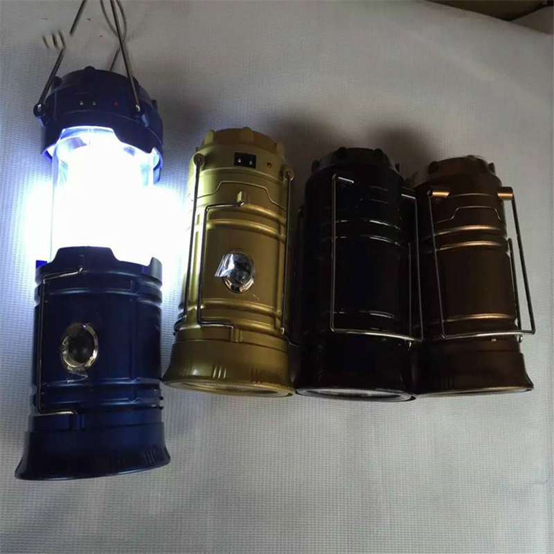 ... Lampu Lentera Camping Tenaga Matahari dengan Senter LED - SX-5800T - Blue - 5 ...