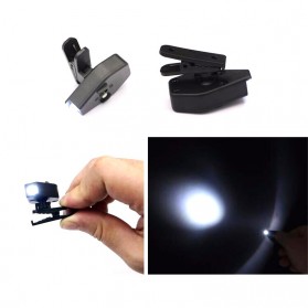 TaffLED  Lampu Baca LED Klip Kacamata Glasses Light 1 PCS - ZMD00165 - Black