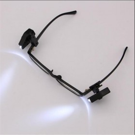 TaffLED Lampu Baca LED Klip Kacamata Glasses Light 1 PCS - ZMD00165 - Black - 8