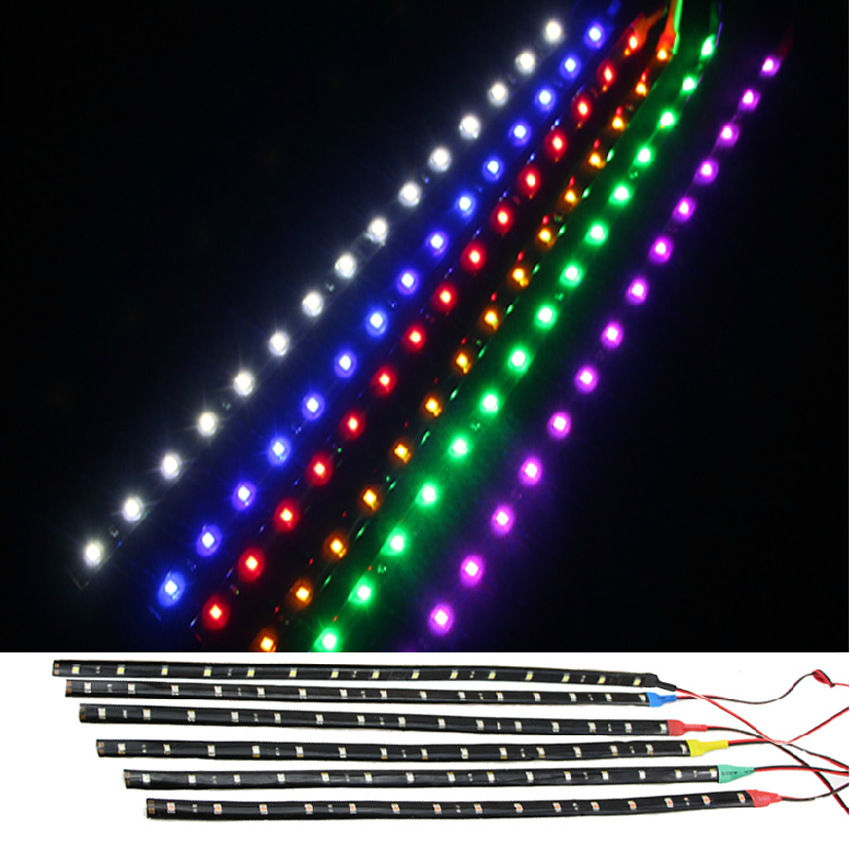 LED Strip Lampu Depan Mobil Waterproof 5W 15SMD 30CM 