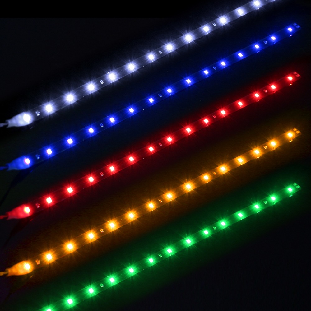 LED Strip Lampu Depan Mobil Waterproof 5W 15SMD 30CM 