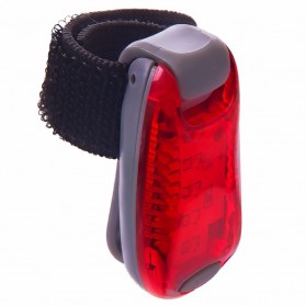 Zacro Safety Light Lampu Sepeda Clip On Multifungsi 1 PCS - TL0403 - Red