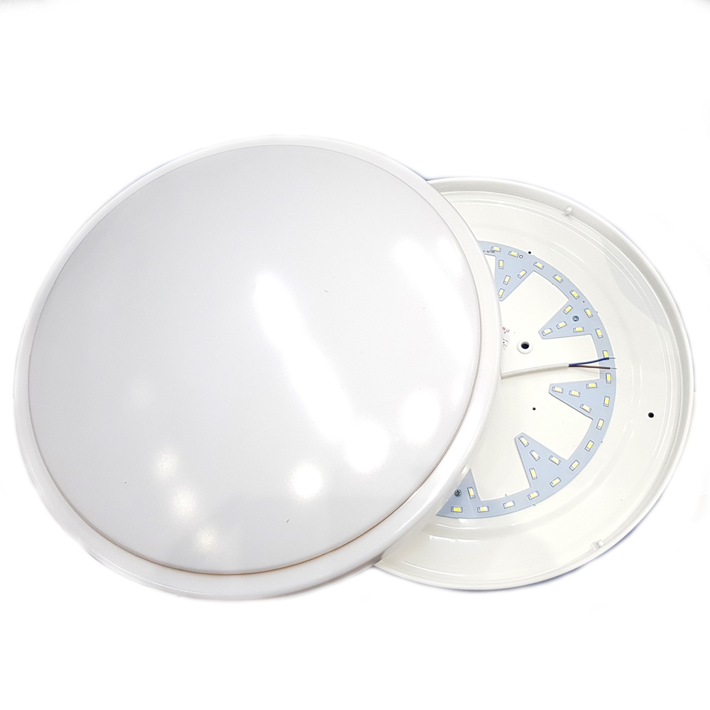  Lampu  LED  Plafon  Modern 36W 40cm White Gold 