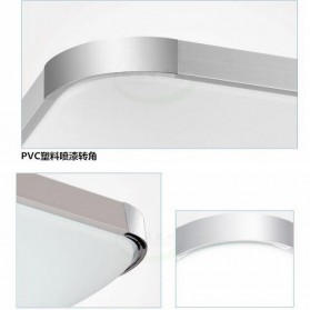  Lampu LED Plafon  Super Slim 48W 65x43cm White Gold 