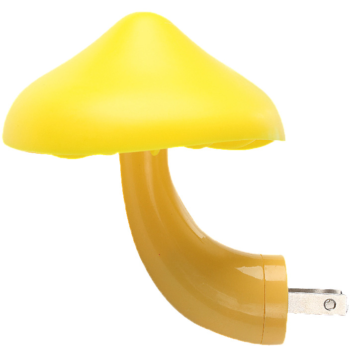 Lampu Tidur Sensor Cahaya Model Jamur - Yellow