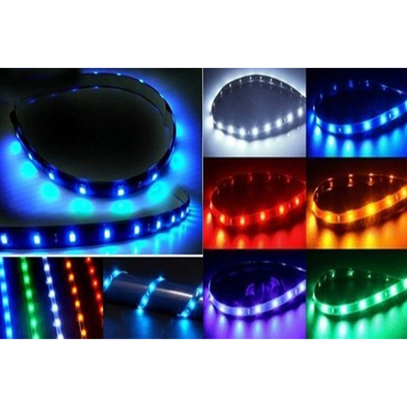 LED Strip Lampu Depan Mobil Waterproof 5W 15SMD 3528 30CM - 2 Strip