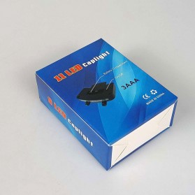 TaffLED Senter Klip Topi LED Clip Headlamp - M1801 - Black - 7