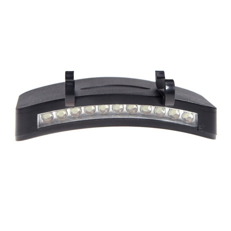 TaffLED Senter Klip Topi  LED  Clip Headlamp M1801 Black 