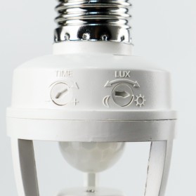 TaffLED Smart Fitting Lampu Bohlam E27 Infrared Sensor Lamp Holder - SP-SL01 - White - 3
