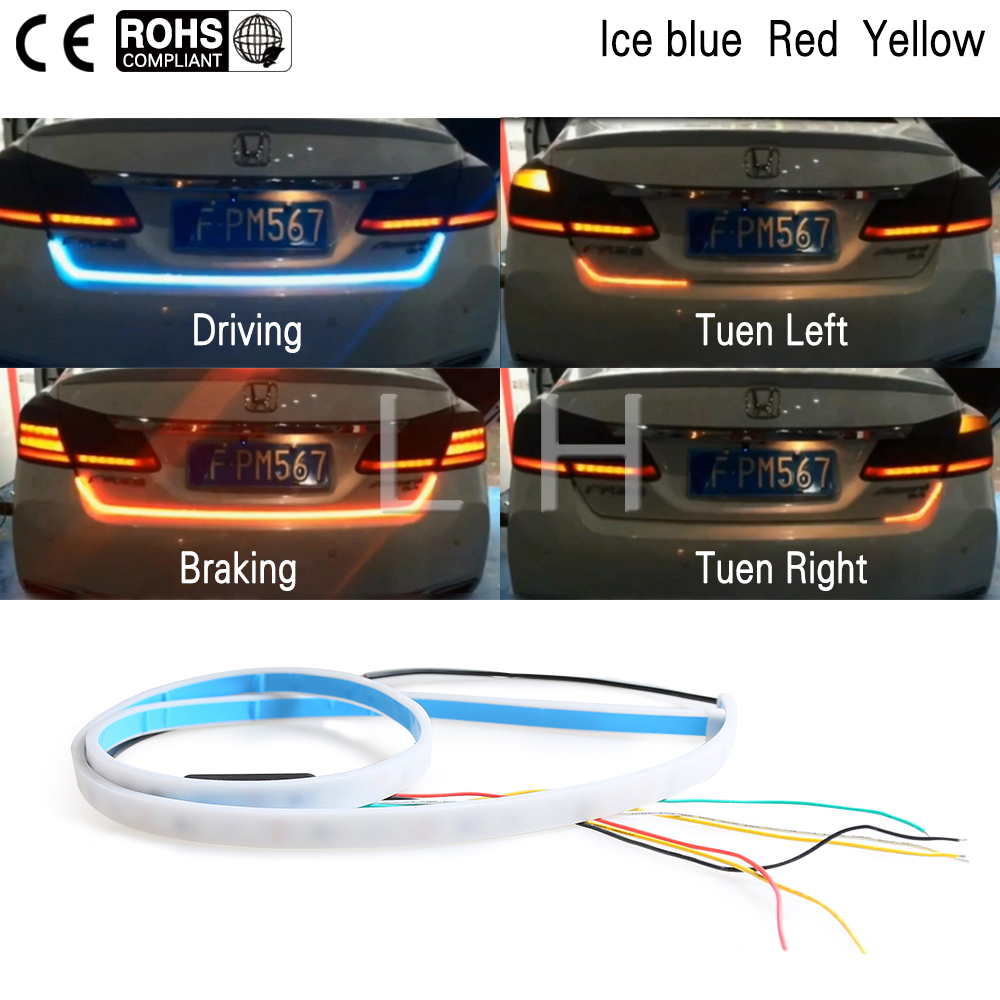 Led Strip Lampu Mobil Driving Signal Break Left Right Turn 120cm