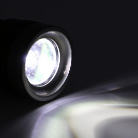 Senter LED USB Zoomable Mini Handy Flashlight 800 Lumens - Army Green - 6