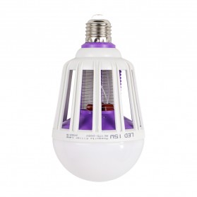 Lampu LED Anti Nyamuk Mosquito Bug Zapper Light Bulb 15W E27 - YC1350 - White