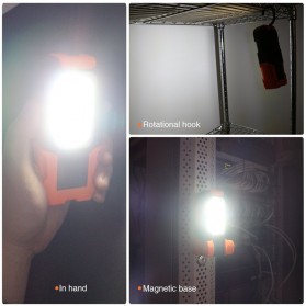 TaffLED Senter Camping Lampu LED Portable Gantung  + Magnet COB 200 Lumens 5000K - CB601 - Orange - 5