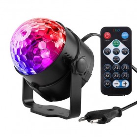 TaffLED Proyektor LED Lampu Disco + Remote Control EU Plug - CY-LV-RG - Multi-Color