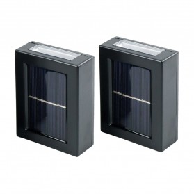 Nortix Lampu LED Dekorasi Solar Outdoor Waterproof Warm White 2 PCS - N01 - Black - 2